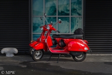 red vespa